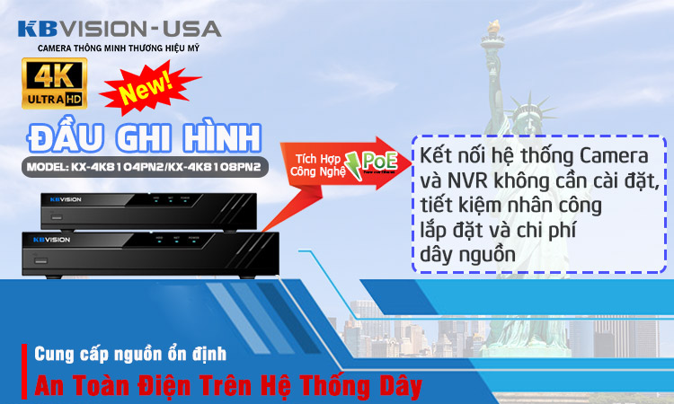 Đầu ghi ip poe